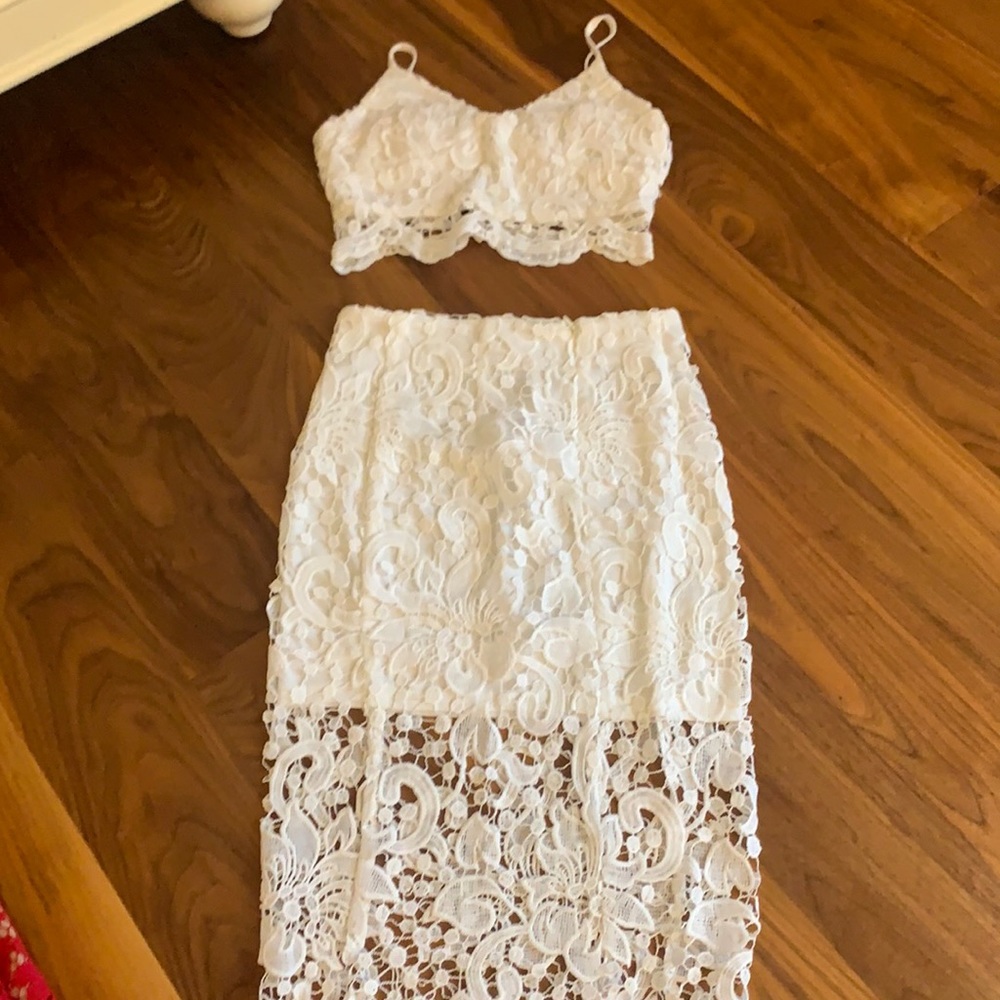 Skirt and crop set